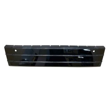 License Plate Bracket Front w/Park Distance Control Glossy Black for Audi Q3 2016-2018
