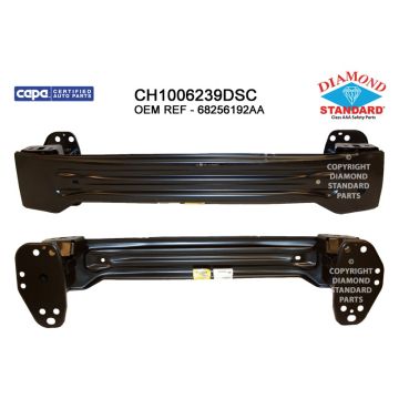 Bumper Cover Reinforcement Front CAPA for Jeep Renegade Trailhawk 2015-2018