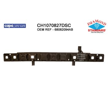 Bumper Impact Absorber Front CAPA for Chrysler Town & Country 2011-2016