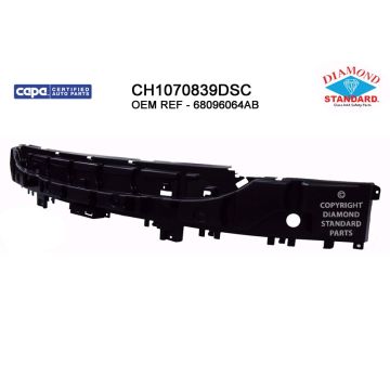 Bumper Impact Absorber Front CAPA for Chrysler 200 2015-2017