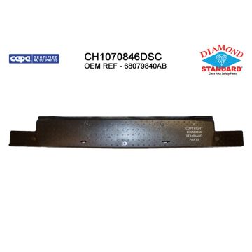 Bumper Impact Absorber Front Type 2 w/o Fog Lamps CAPA for Dodge Journey 2011-2020