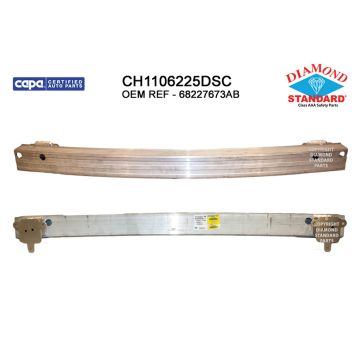 Bumper Cover Reinforcement Rear CAPA for Chrysler Pacifica Voyager Grand Caravan