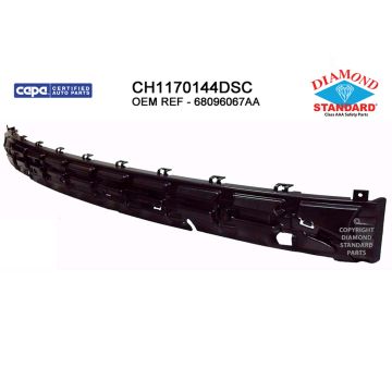 Bumper Impact Absorber Rear CAPA for Chrysler 200 Sedan 2015-2017