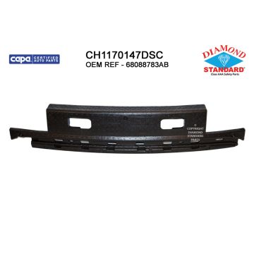 Bumper Impact Absorber Rear w/Fascia Type 1 CAPA for Dodge Journey 2011-2020