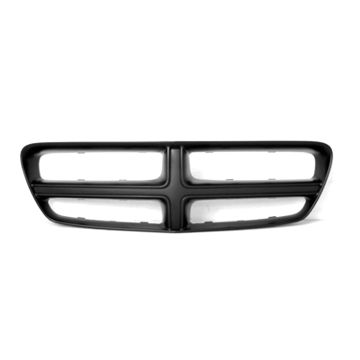 Grille Molding w/o Chrome Black CAPA for Dodge Charger R/T SXT SXT Plus SE 2011-2014