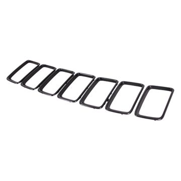 Grille Molding Silver CAPA for Jeep Grand Cherokee 2014-2016