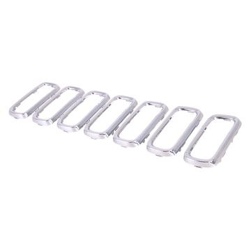 Grille Molding Standard Edition Grille Insert CAPA for Jeep Renegade Limited Sport Latitude North 2015-2018
