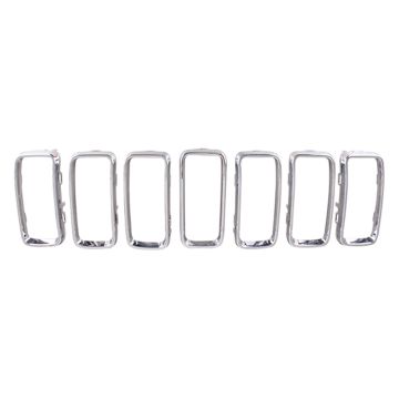Grille Molding Chrome CAPA for Jeep Renegade Limited Sport Latitude North Altitude High Altitude Jeepster 2019-2023