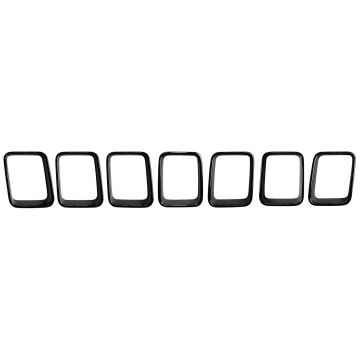 Grille Molding Grille Trim Rings Set for Jeep Grand Cherokee SRT 2017-2021