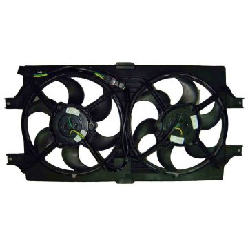 Engine Cooling Fan Assembly Dual Fan Assembly Stamped NMC/NMD/NMS for Chrysler 300M Concorde LHS Dodge Intrepid