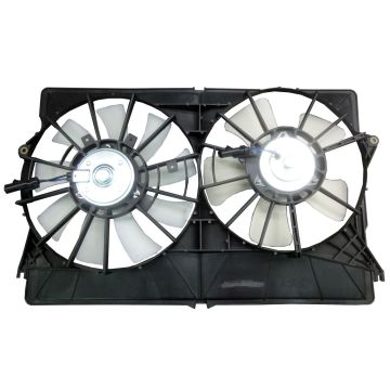 Engine Cooling Fan Assembly Motor/Blade/Shroud Dual Fan Assembly for Chrysler Pacifica 2004-2006