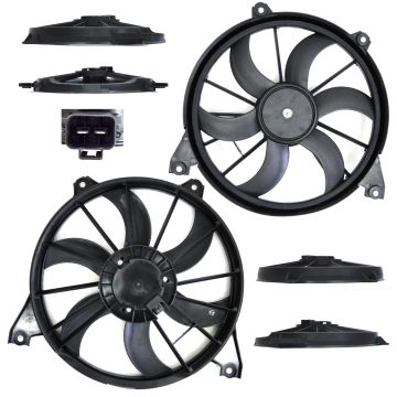 Engine Cooling Fan Assembly Front 2 Zone Temp Ctrl for Dodge Journey 2009-2020