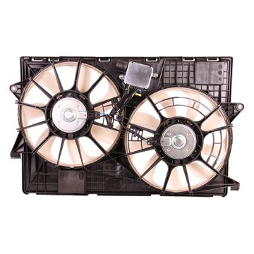 Engine Cooling Fan Assembly Dual Fan Assembly Hvy Duty Cooling for Jeep Cherokee 2014-2018