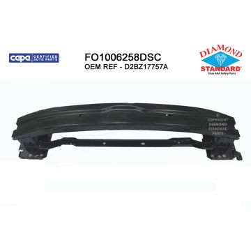 Bumper Cover Reinforcement Front CAPA for Ford Fiesta 2011-2019