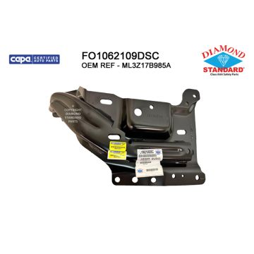 Bumper Support Front Left Mounting Plate Bracket CAPA for Ford F-150 2021-2023
