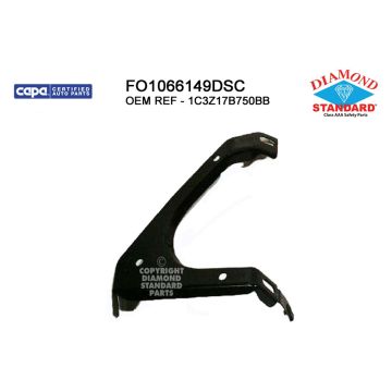 Bumper Bracket Front Left w/Platinum Package From 9/11/01 CAPA for Ford F-250 Super Duty F-350 Super Duty
