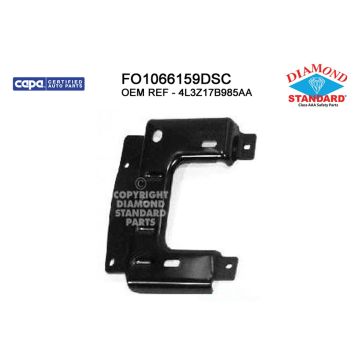 Bumper Bracket Front Left Bumper Mounting Plate CAPA for Ford F-150 2004-2006