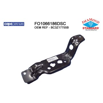 Bumper Bracket Front Left Outer CAPA for Ford F-250 Super Duty F-350 Super Duty