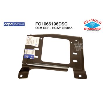 Bumper Bracket Front Left Inner CAPA for Ford F-250 Super Duty F-350 Super Duty F-450 Super Duty