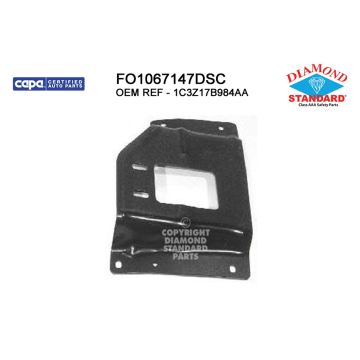 Bumper Bracket Front Right Mounting Plate CAPA for Ford Excursion F-250 Super Duty F-350 Super Duty