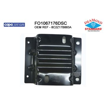 Bumper Bracket Front Right CAPA for Ford E-150 E-250 E-350 Super Duty E-450 Super Duty