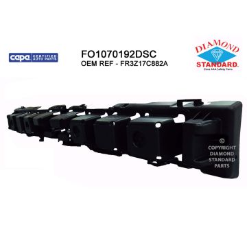 Bumper Impact Absorber Front CAPA for Ford Mustang 2015-2017