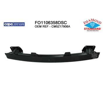 Bumper Cover Reinforcement Rear CAPA for Ford Focus Hatchback Titanium Electric SE SEL SE Plus Trend Trend Sport SE Appearance ST RS SE Luxury 2012-2018