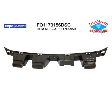 Bumper Impact Absorber Rear CAPA for Ford Fiesta Sedan 2011-2019