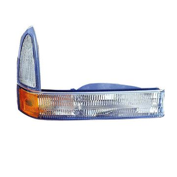 Parking Light Assembly Left w/No Boundaries Package w/o Bulbs or Sockets Park/Signal Combination CAPA for Ford Excursion F-250 Super Duty F-350 Super Duty