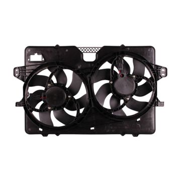 Engine Cooling Fan Assembly 2 Pin Plug Dual Fan Module for Ford Escape Mercury Mariner