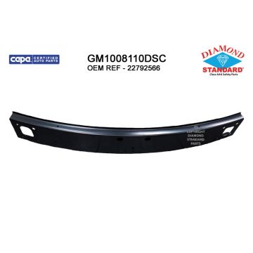Bumper Cover Reinforcement Front Upper CAPA for Cadillac SRX 2010-2016