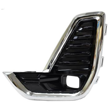 Bumper Insert Front Left Fog Lamp Bezel w/Fog Lamps Chrome for GMC Acadia 2020-2023