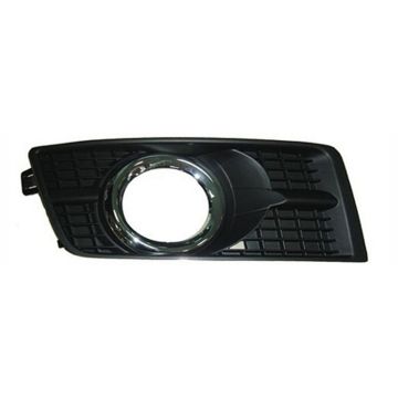 Bumper Insert Front Right Fog Lamp Bezel w/Fog Lamps Chrome for Cadillac SRX 2010-2016
