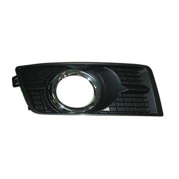 Bumper Insert Front Right Fog Lamp Bezel w/Fog Lamps Chrome for Cadillac SRX 2010-2016