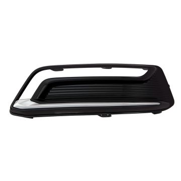 Bumper Insert Front Right w/Daytime Running Lamps Outer Grille for Chevrolet Impala LTZ 2014-2016