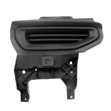 Bumper Insert Front Right Chrome Bumper Fog Lamp Opening Cover w/o Fog Lamps Textured Black CAPA for GMC Sierra 1500 Sierra 1500 Limited