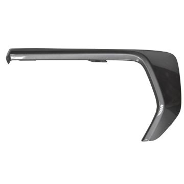 Bumper Cover Molding Front Left Outer Bezel Trim Silver for Chevrolet Colorado LT Z71 Z71 LT 2021-2022