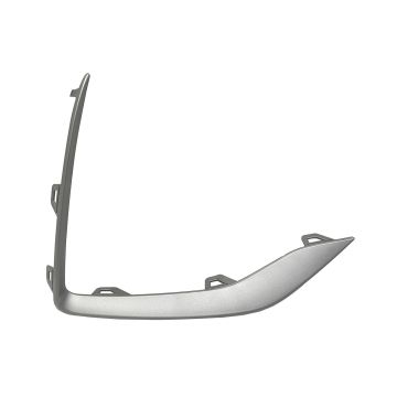 Bumper Cover Molding Front Right w/o Sport Touring Pkg Fog Lamp Opening Trim Black for Buick Encore GX 2020-2023