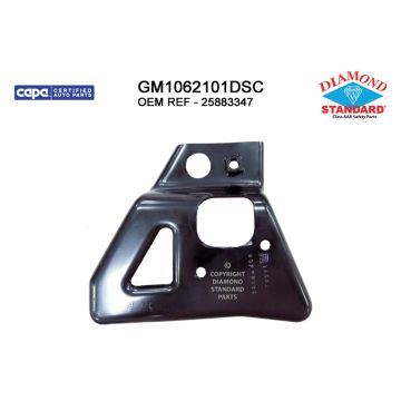 Bumper Support Front Left Outer Extension Bracket CAPA for Chevrolet Silverado 2500 HD 2011-2014