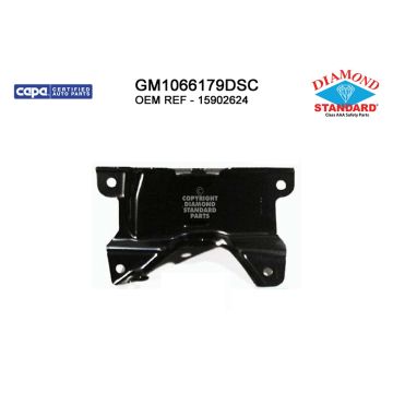 Bumper Bracket Front Left Outer Brace CAPA for Chevrolet Silverado 1500 2007-2013