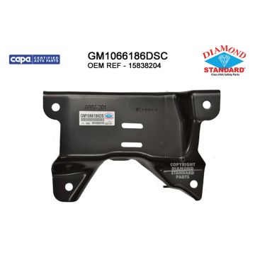 Bumper Bracket Front Left Outer CAPA for Chevrolet Silverado 2500 HD Silverado 3500 HD