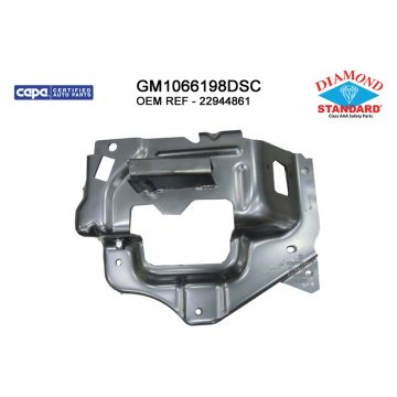 Bumper Bracket Front Left Side CAPA for Chevrolet Silverado 1500 2014-2015
