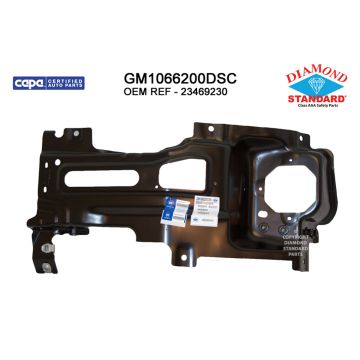 Bumper Bracket Front Left Face Bar Bracket CAPA for Chevrolet Silverado 2500 HD 2015-2019
