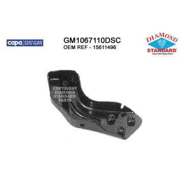 Bumper Bracket Front Right Bracket To Bar CAPA for Chevrolet Blazer C1500 Suburban C2500 C3500 K1500 K2500 K3500 R10 R1500 GMC C1500 C2500 C3500 K1500 K2500 K3500 Yukon