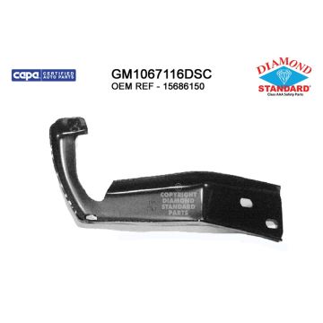 Bumper Bracket Front Right Z71 Brace To Frame CAPA for Chevrolet Blazer C1500 Suburban C2500 C3500 K1500 K2500 K3500 Tahoe GMC C1500 Suburban C2500 C3500 K1500 K2500 K3500 Yukon
