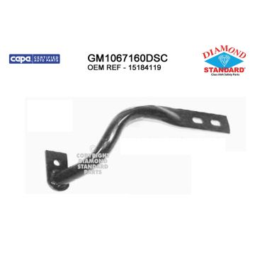 Bumper Bracket Front Right Outer Bar Brace CAPA for Chevrolet Silverado 1500 Silverado 1500 Classic GMC Sierra 1500 Sierra 1500 Classic Sierra 2500 HD Sierra 2500 HD Classic