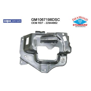 Bumper Bracket Front Right Side CAPA for Chevrolet Silverado 1500 2014-2015