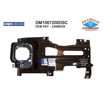 Bumper Bracket Front Right Face Bar Bracket CAPA for Chevrolet Silverado 2500 HD 2015-2019