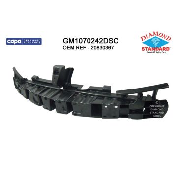 Bumper Impact Absorber Front CAPA for Pontiac G6 2005-2009