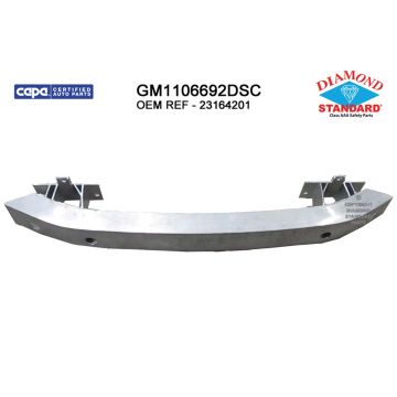 Bumper Cover Reinforcement Rear CAPA for Buick LaCrosse Cadillac XTS Chevrolet Impala